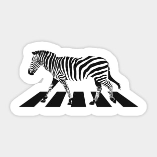 Zebra Crossing Sticker